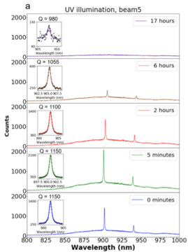 Cavity-monitored defect diffusion